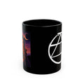 Triple Moon Hecate Black Coffee Mug — 11oz/15oz Arcana Unveiled Design