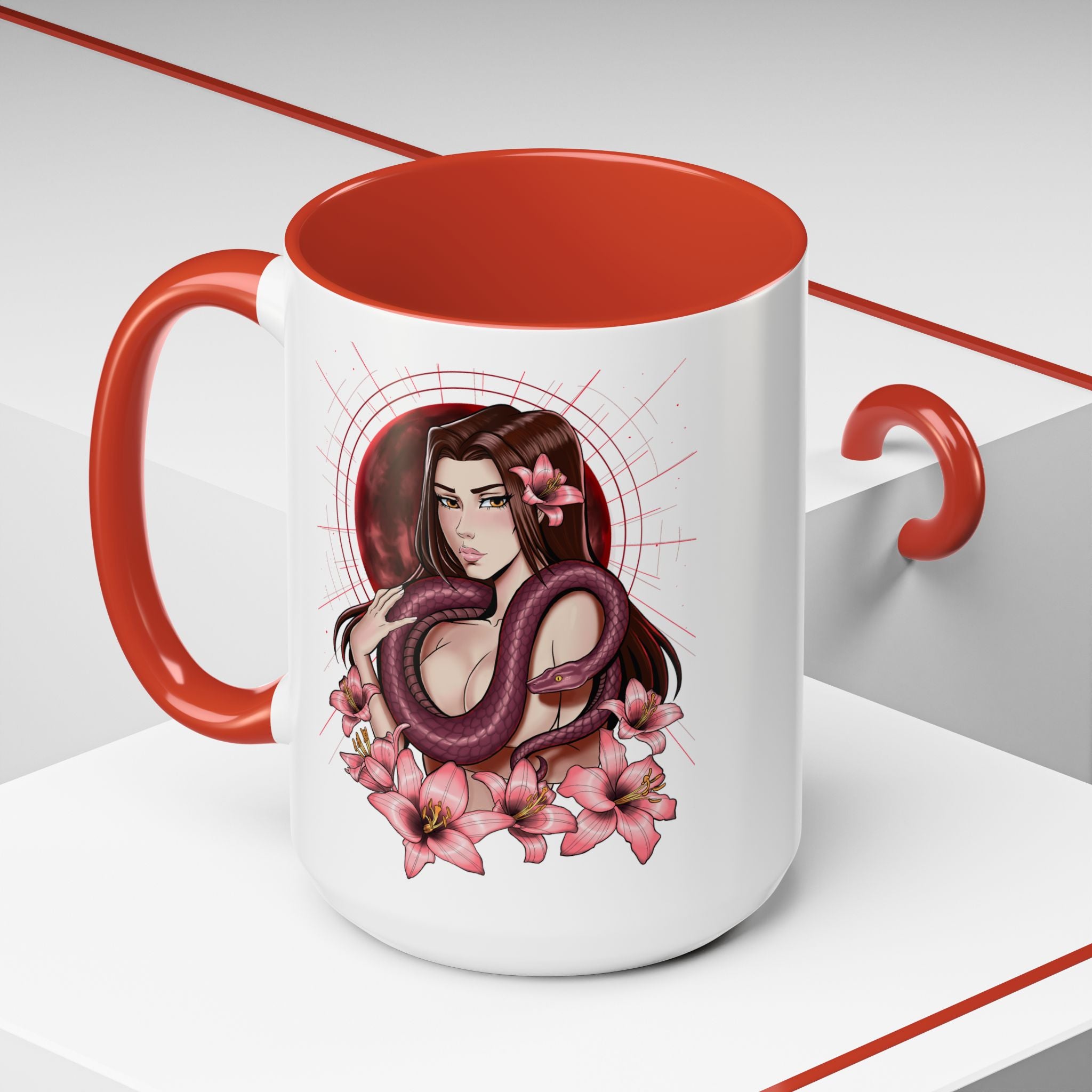 Accent Coffee Mug — Lilith & Snake (11/15oz)