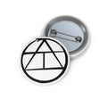 Arcana ink logo— Minimal Black & White Round Badge
