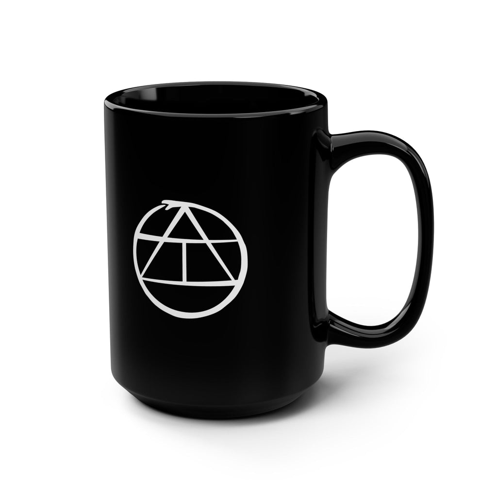 Lilith & Snake Black 15oz Mug — Floral witchy Coffee Cup