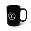 Lilith & Snake Black 15oz Mug — Floral witchy Coffee Cup
