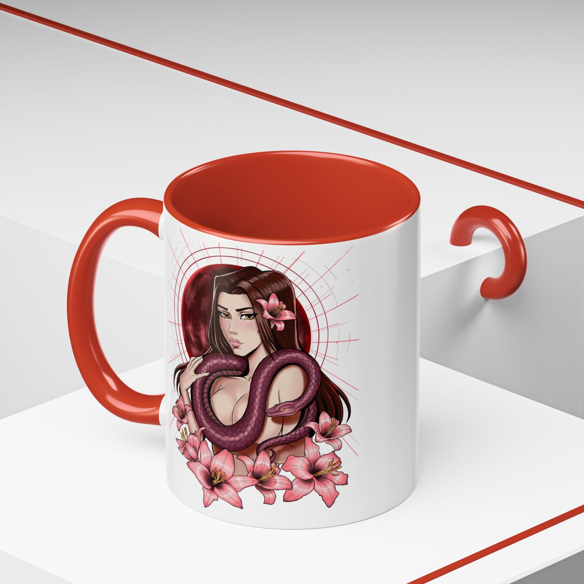 Accent Coffee Mug — Lilith & Snake (11/15oz)